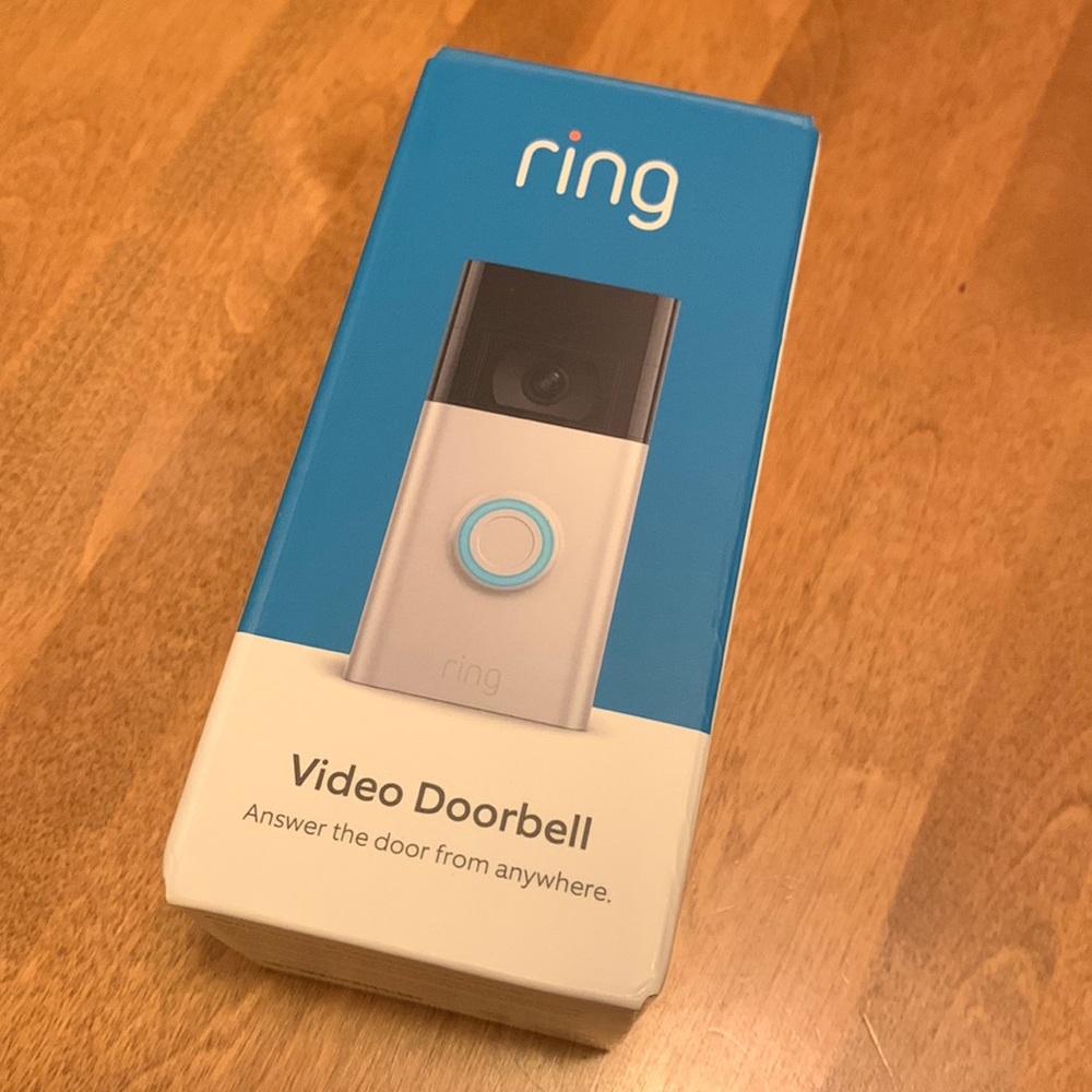 ✂️REDUCED✂️ Brand-New Factory-Sealed Ring Video Doorbell (2nd generation)